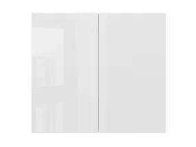 BRW Кухонный гарнитур Top Line 80 см с выдвижным ящиком двухдверный белый глянец, альпийский белый/глянцевый белый TV_GC_80/72_L/P-BAL/BIP фото