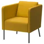 IKEA EKERÖ ЕКЕРЕ, крісло, Скіфтебо жовтий 002.628.79 фото