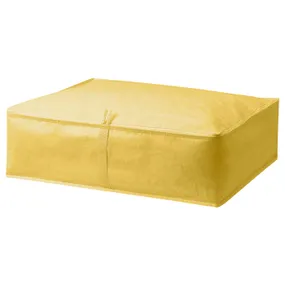IKEA BRUKSVARA БРУКСВАРА, коробка для зберігання, жовтий, 62x53x19 см 105.826.15 фото