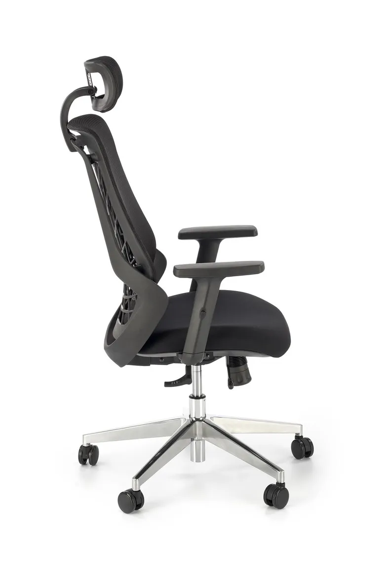 Крісло комп'ютерне офісне обертове HALMAR GERONIMO, чорний фото №7