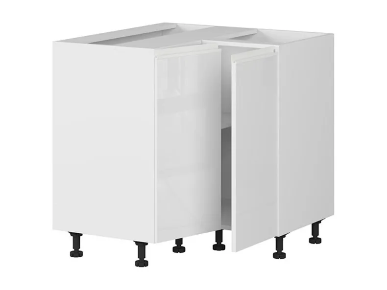 BRW Угловой кухонный шкаф Sole 80 см белый глянец, альпийский белый/глянцевый белый FH_DNW_90/82_P/L-BAL/BIP фото №2