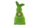 BRW Декоративна фігурка BRW Кролик з яйцем, штучна трава 085422 фото thumb №1