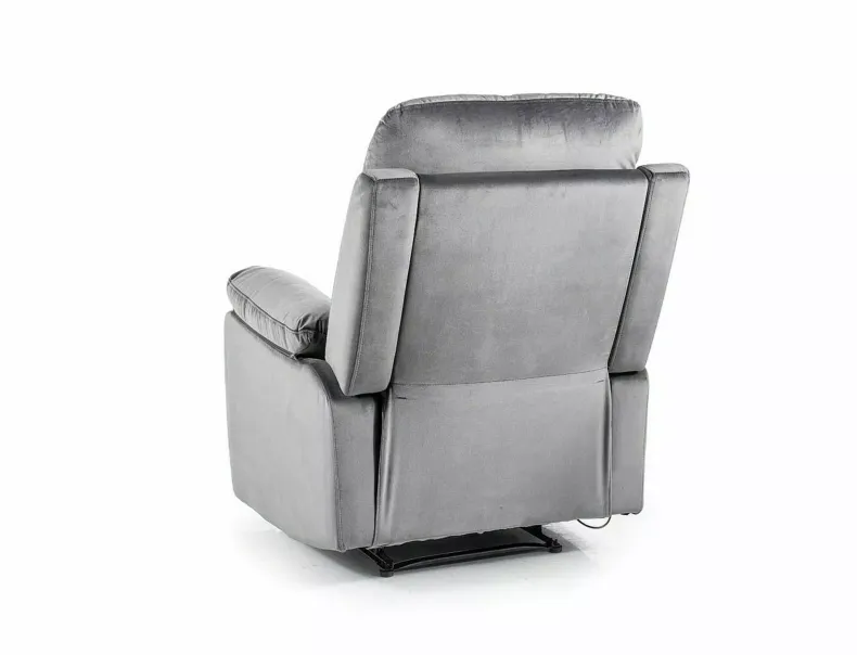 Кресло раскладное SIGNAL SPENCER 1 Velvet, ткань: бархат Bluvel 14 - серый фото №3
