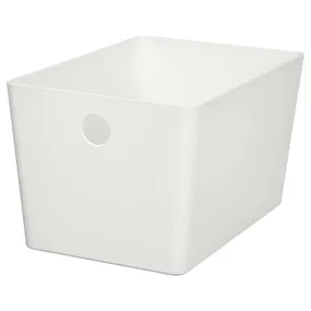 IKEA KUGGIS КУГГІС, коробка, білий, 18x26x15 см 405.685.28 фото