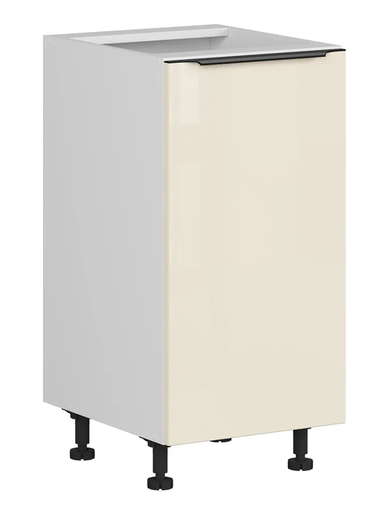 BRW Sole L6 40 см левый кухонный шкаф магнолия жемчуг, альпийский белый/жемчуг магнолии FM_D_40/82_L-BAL/MAPE фото №2