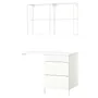 IKEA ENHET ЕНХЕТ, шафа, білий, 121.5x63.5x222 см 095.480.38 фото