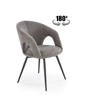 Кухонний стілець HALMAR K550 сірий фото