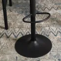 Барный стул бархатный MEBEL ELITE ARCOS 2 Velvet, черный фото thumb №6
