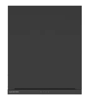 BRW Верхний кухонный шкаф Sole L6 60 см с вытяжкой слева черный матовый, черный/черный матовый FM_GOO_60/68_L_FAMI-CA/CAM/CA фото
