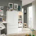 IKEA VIHALS ВИХАЛС, модуль для хранения, белый, 105x37x140 см 904.832.68 фото thumb №2