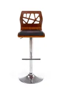 Барный стул HALMAR H34 хром, черный, орех фото thumb №7