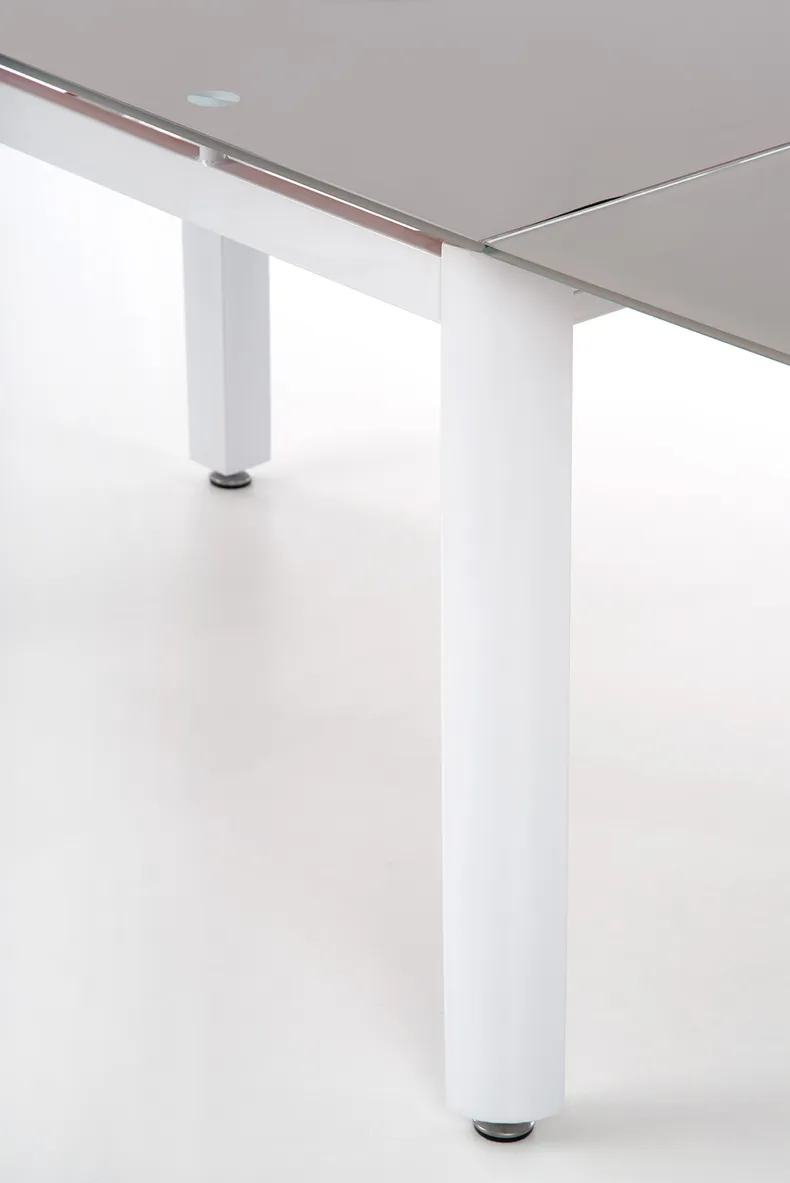 Обеденный стол HALMAR ALSTON 120-180x80 см бежевый/белый фото №5