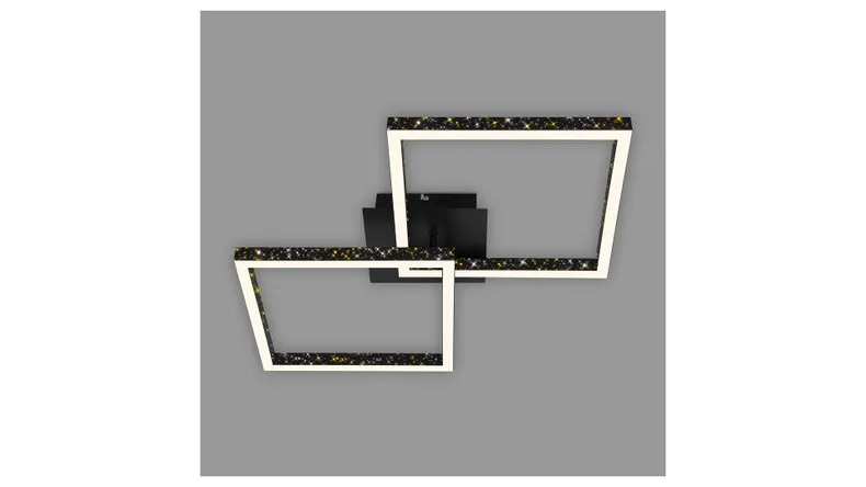 BRW Frame Led 2-позиционный металлический потолочный светильник черный 085510 фото №3