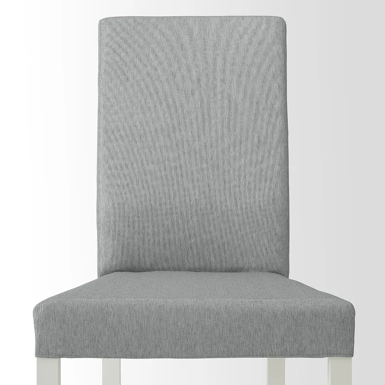 IKEA KÄTTIL КЕТТІЛЬ, стілець, білий / КНІСА світло-сірий 605.003.25 фото №6