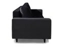 BRW Тримісний диван-ліжко Belmira з ящиком для зберігання велюр чорний, Рів'єра 100 SO3-BELMIRA-LX_3DL-GR1_BA42EC фото thumb №3