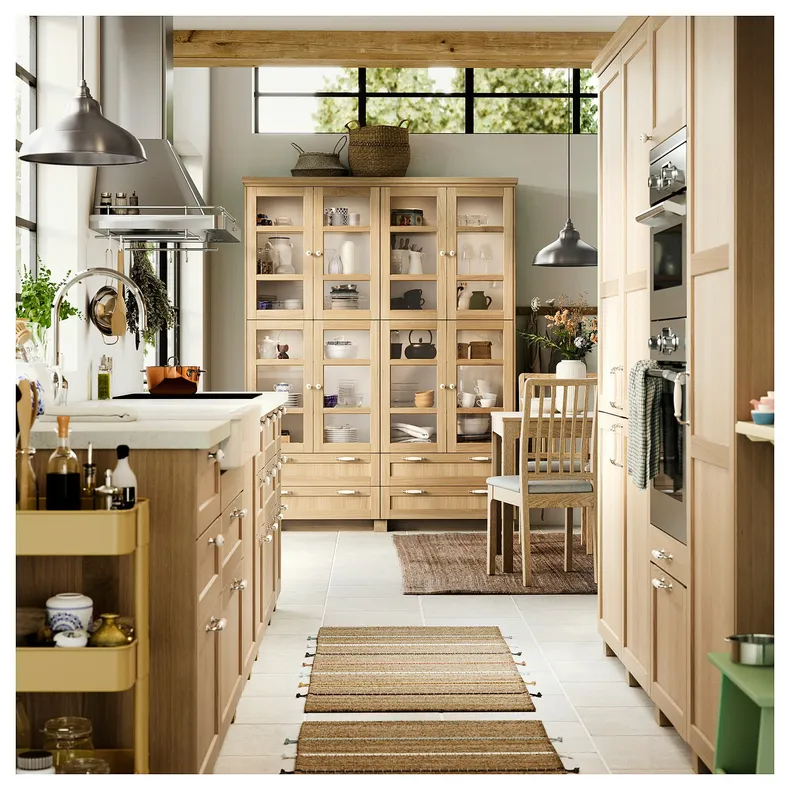 IKEA KLINGSTORP КЛІНГСТОРП, ручка, кремово-білий/хромований, 30 мм 605.536.82 фото №5