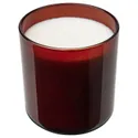 IKEA STÖRTSKÖN СТЁРТСКЁН, ароматическая свеча в стакане, черника / красный, 50 часов. 305.021.42 фото thumb №1