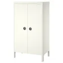 IKEA BUSUNGE БУСУНГЕ, гардероб, білий, 80x139 см 203.057.07 фото thumb №1