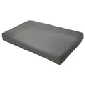 IKEA FRÖSÖN ФРОСОН, чохол подушки для сидіння, темно-сірий зовнішній вигляд, 124x62 см 205.268.79 фото thumb №1