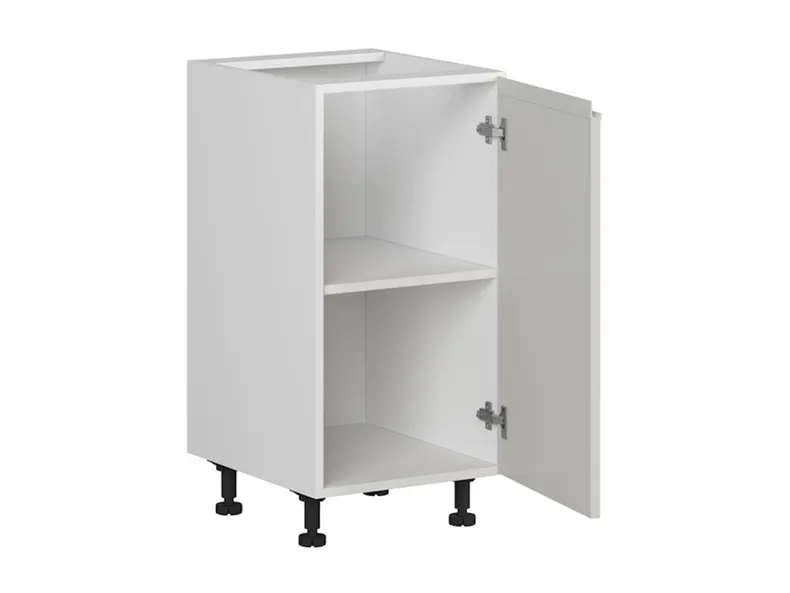 BRW Базовый шкаф для кухни Sole 40 см правый светло-серый глянец, альпийский белый/светло-серый глянец FH_D_40/82_P-BAL/XRAL7047 фото №3
