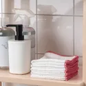 IKEA HILDEGUN ХІЛЬДЕГАН, кухонна серветка, червоний, 25x25 см 904.840.36 фото thumb №5