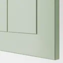 IKEA METOD МЕТОД, навесной шкаф / 2 дверцы, горизонтал, белый / светло-зеленый, 40x80 см 394.865.19 фото thumb №2