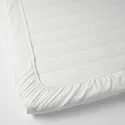 IKEA TAGGVALLMO ТАГГВАЛЛЬМО, простирадло на резинці, білий, 90x200 см 104.598.18 фото thumb №3