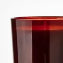 IKEA STÖRTSKÖN СТЁРТСКЁН, ароматическая свеча в стакане, черника / красный, 50 часов. 305.021.42 фото thumb №2