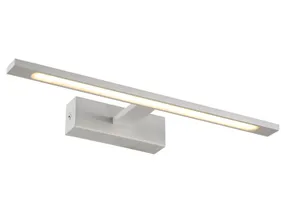 BRW Светодиодный настенный светильник для ванной комнаты Lamiena серый металл 083992 фото