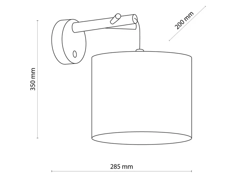 BRW Настенный светильник Albero металл бежевый и белый 087607 фото №4