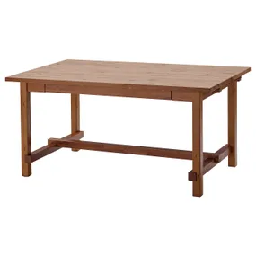 IKEA NORDVIKEN НОРДВІКЕН, розкладний стіл, морилка антик, 152 / 223x95 см 804.885.44 фото