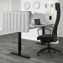 IKEA EILIF ЕЙЛІФ, екран для письмового стола, сірий, 140x48 см 204.710.61 фото thumb №6