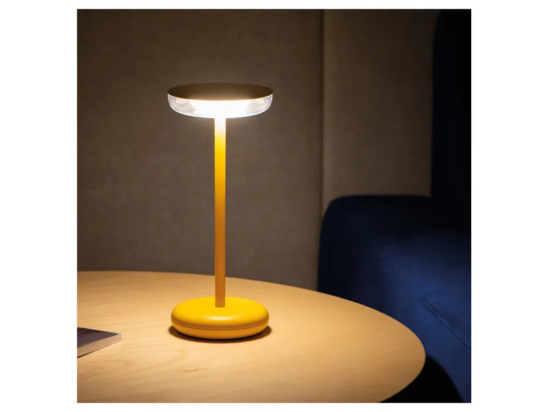 BRW Настільна світлодіодна лампа з диммером жовтого кольору 092949 фото №3