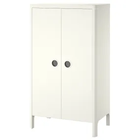 IKEA BUSUNGE БУСУНГЕ, шкаф платяной, белый, 80x139 см 203.057.07 фото