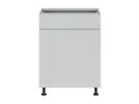 BRW Top Line кухонный базовый шкаф 60 см правый с ящиком светло-серый матовый, греноловый серый/светло-серый матовый TV_D1S_60/82_P/SMB-SZG/BRW0014 фото thumb №1