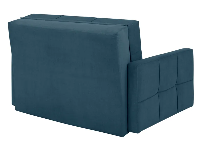 BRW Двомісний розкладний диван Bado з ящиком для зберігання темно-синій велюр, Cruse 528 Blue SO-BADO-2FBK-G2_BBA407 фото №4