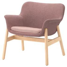IKEA VEDBO ВЕДБУ, кресло, Окрашенный в светло-розовый цвет 405.522.21 фото