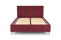 Узголів'я ліжка HALMAR MODULO W2 160 см бордового кольору. Моноліт 59 фото thumb №7