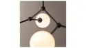 BRW Четырехпозиционный металлический потолочный светильник Fairy Black черный 087490 фото thumb №3