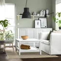 IKEA STARREKLINTE СТАРРЕКЛІНТЕ, килим, пласке плетіння, натуральний / чорний, 155x220 см 705.691.35 фото thumb №5