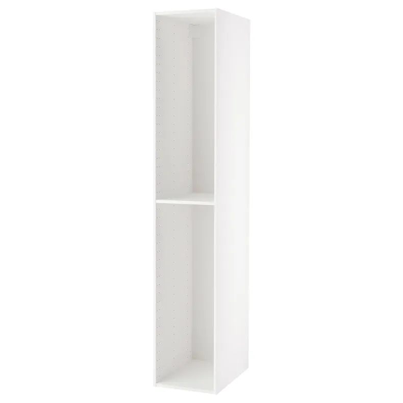 IKEA METOD МЕТОД, каркас высокого шкафа, белый, 40x60x220 см 102.125.58 фото №1