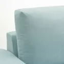 IKEA VIMLE ВІМЛЕ, 4-місний диван із кушеткою, з широкими підлокітниками / САКСЕМАРА світло-синій 394.017.80 фото thumb №5