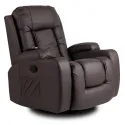Масажне крісло MEBEL ELITE BOX, екошкіра: темно-коричневий фото thumb №16