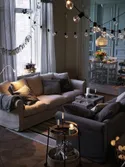 IKEA GRÖNLID ГРЕНЛІД, 3-місний диван, СПОРДА темно-сірий 094.085.61 фото thumb №3