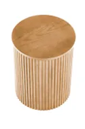 Журнальный столик деревянный круглый HALMAR WOODY S, 40x40 см, натуральный фото thumb №6