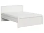 BRW Кровать двуспальная с ламелями BRW KASPIAN 160х200 см, белый LOZ/160/T-BI/BI фото