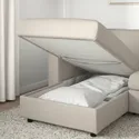 IKEA VIMLE ВІМЛЕ, 3-місний диван із кушеткою, з широкими підлокітниками / Gunnared бежевий 295.452.13 фото thumb №8