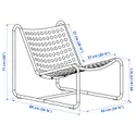 IKEA SKOGSÖN, крісло, світло-зелений зовнішній 005.922.24 фото thumb №4