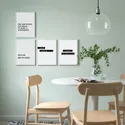 IKEA BILD БИЛЬД, постер, мышление - это все, 30x40 см 405.549.65 фото thumb №2