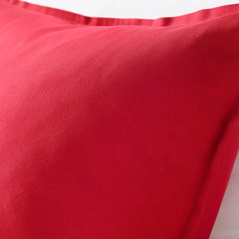 IKEA GURLI ГУРЛІ, чохол на подушку, червоний, 50x50 см 702.811.48 фото №5
